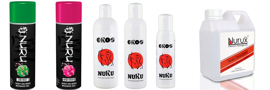 we use luxury nuru gel for the massage service